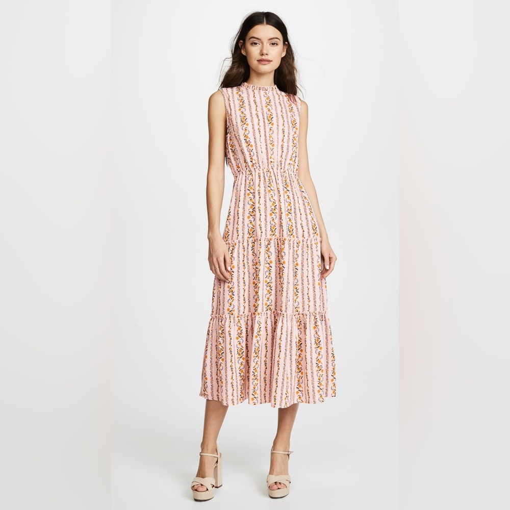 Moon River Floral Midi Dress